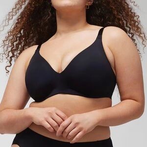 SOMA Vanishing 360 Wireless Bra Adjustable Black 38D